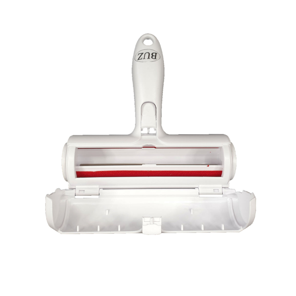 Rola pentru indepartarea scamelor si parului de animale, bidirectionala, rosu, 20x20x3 cm, buz®