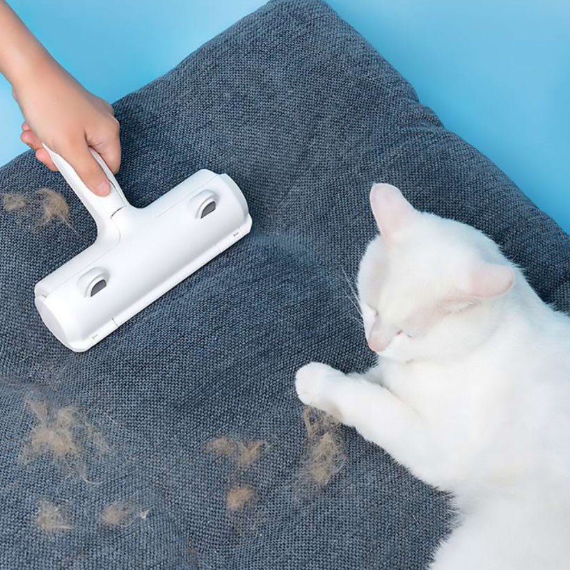 Rola pentru indepartarea scamelor si parului de animale, bidirectionala, rosu - BUZ.RO