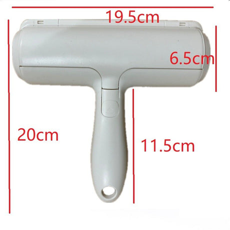 Rola pentru indepartarea scamelor si parului de animale, bidirectionala, rosu