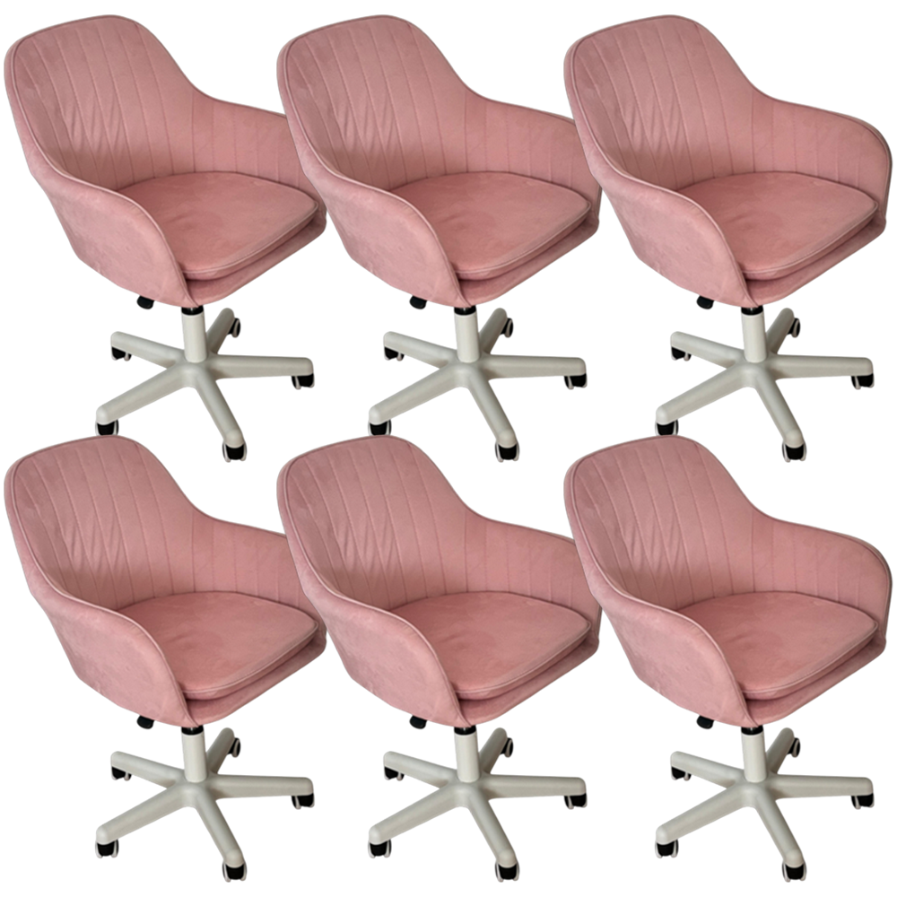 Scaun birou / set scaune birou, modern, din catifea, cu inaltime reglabila intre 50-60 cm