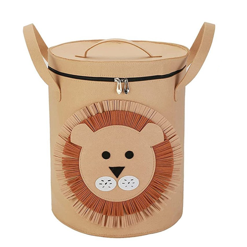 Sac 2in1 multifunctional, pentru depozitare si transport jucarii, diametru 150 cm, model leu