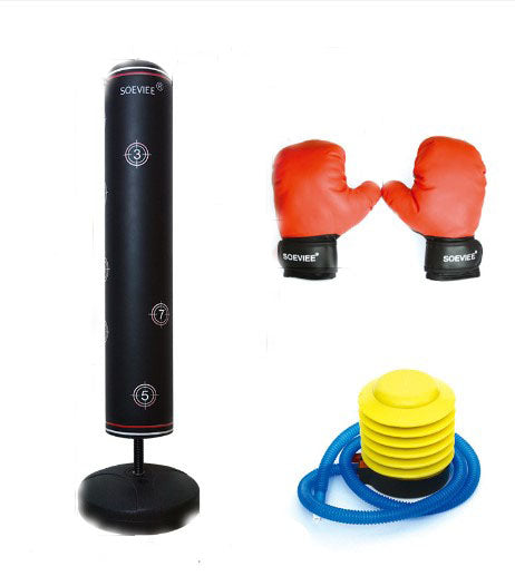 Sac de box, coloana de box gonflabila ,pompa , manusi protectie