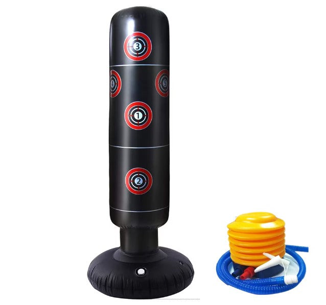 Sac de box, coloana de box gonflabila ,pompa , manusi protectie