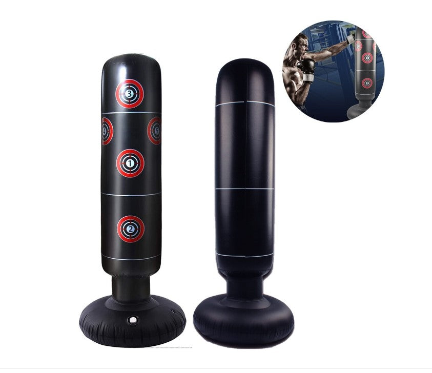 Sac de box, coloana de box gonflabila ,pompa , manusi protectie