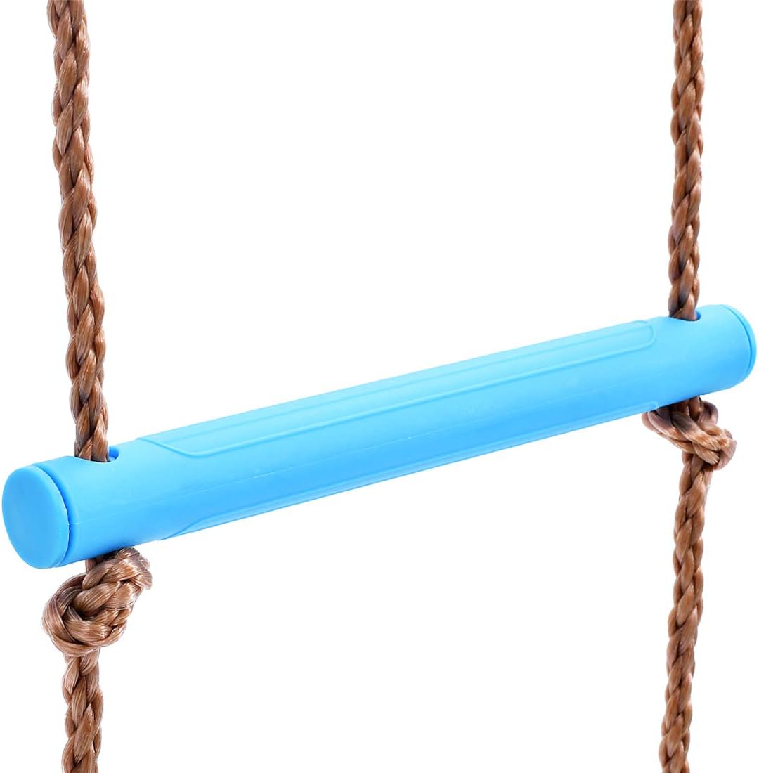 Scara de catarat pentru copii cu 6 trepte colorate cu centura si carlige incluse, max 80kg - BUZ.RO