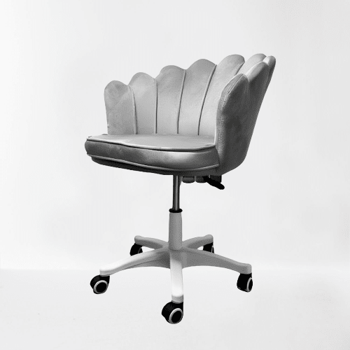 Scaun birou, modern, catifea, elegant, ergonomic, rotativ, inaltime reglabila intre 37 - 47 cm - BUZ.RO