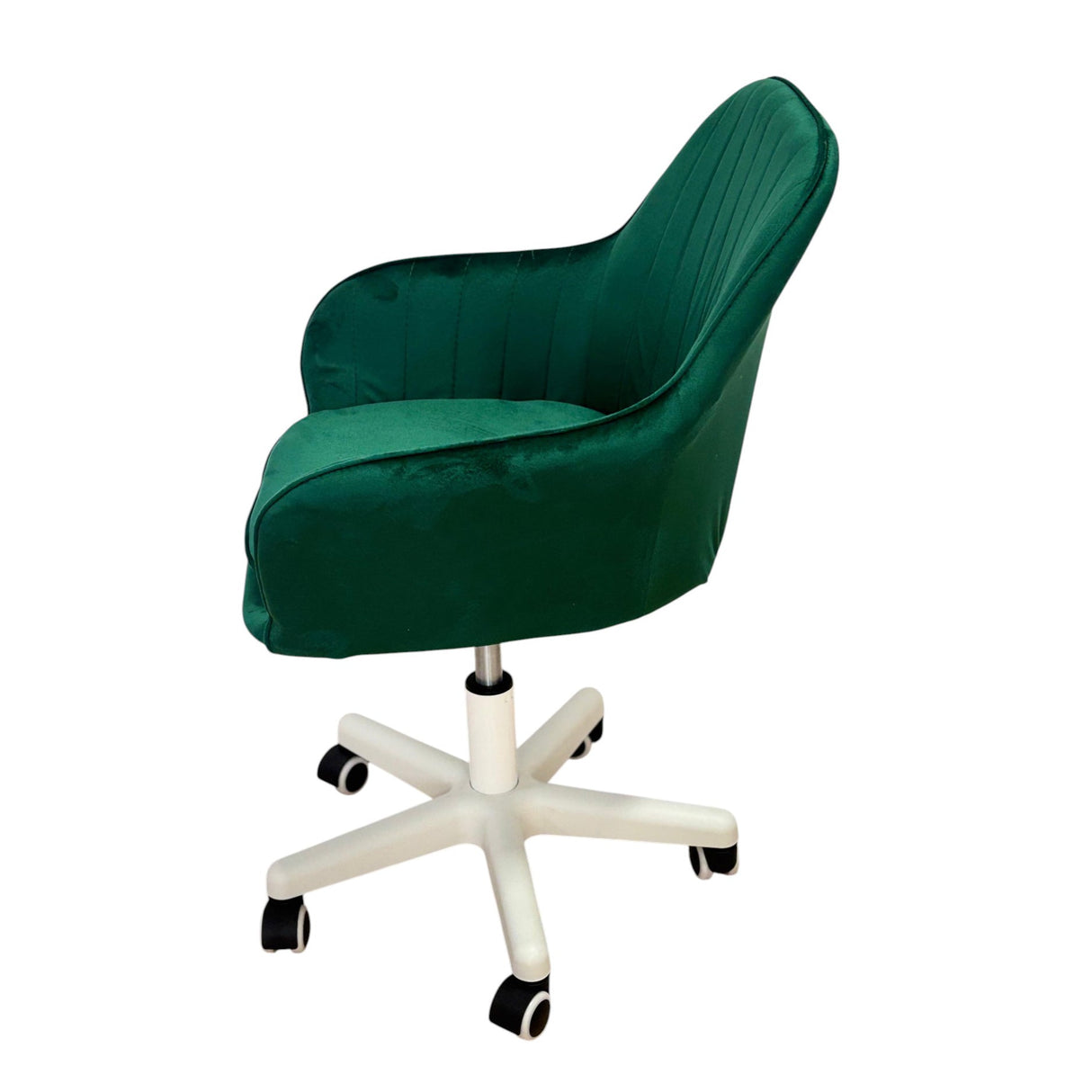 Scaun birou, modern, din catifea, cu inaltime reglabila intre 30 - 40 cm - BUZ.RO