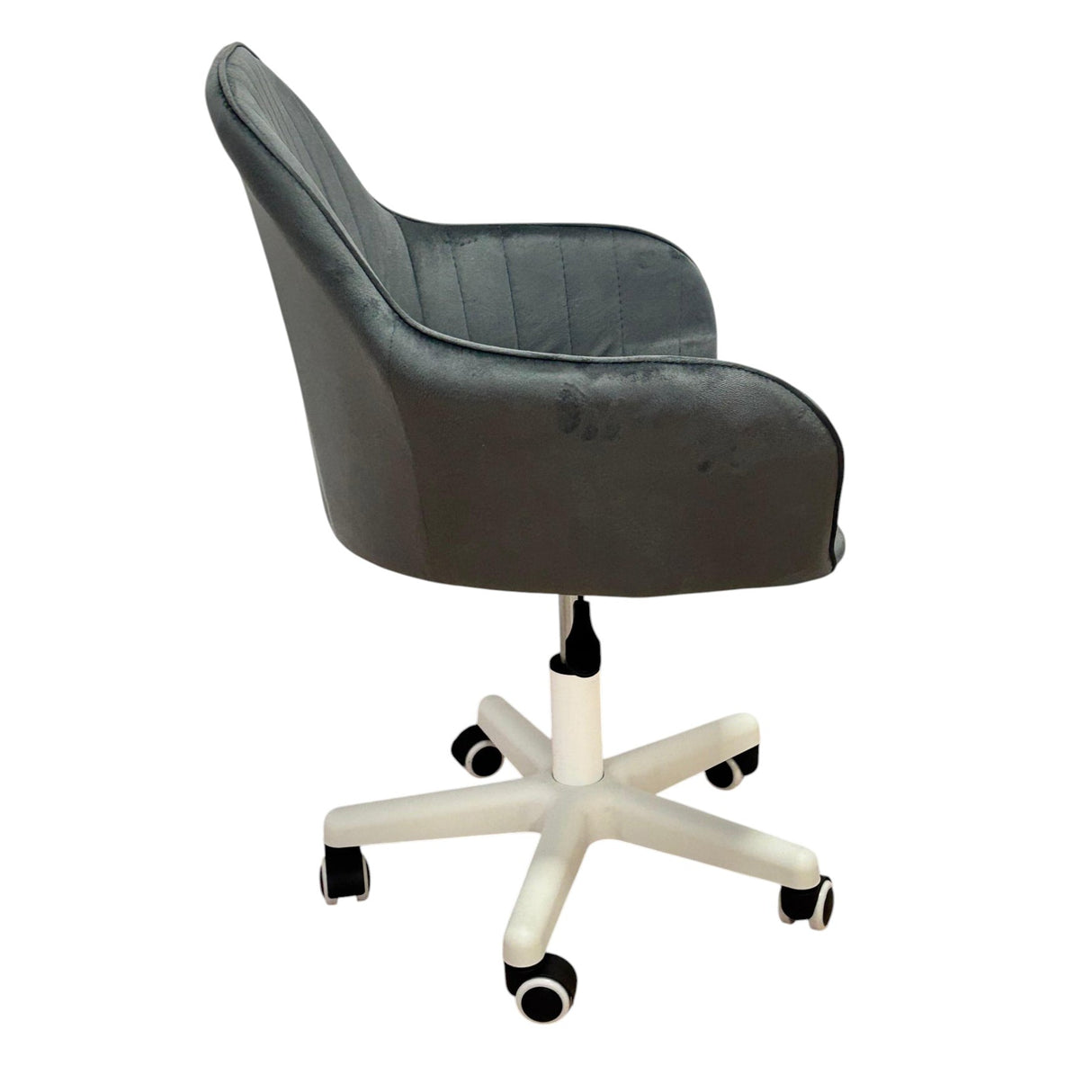 Scaun birou, modern, din catifea, cu inaltime reglabila intre 30 - 40 cm - BUZ.RO