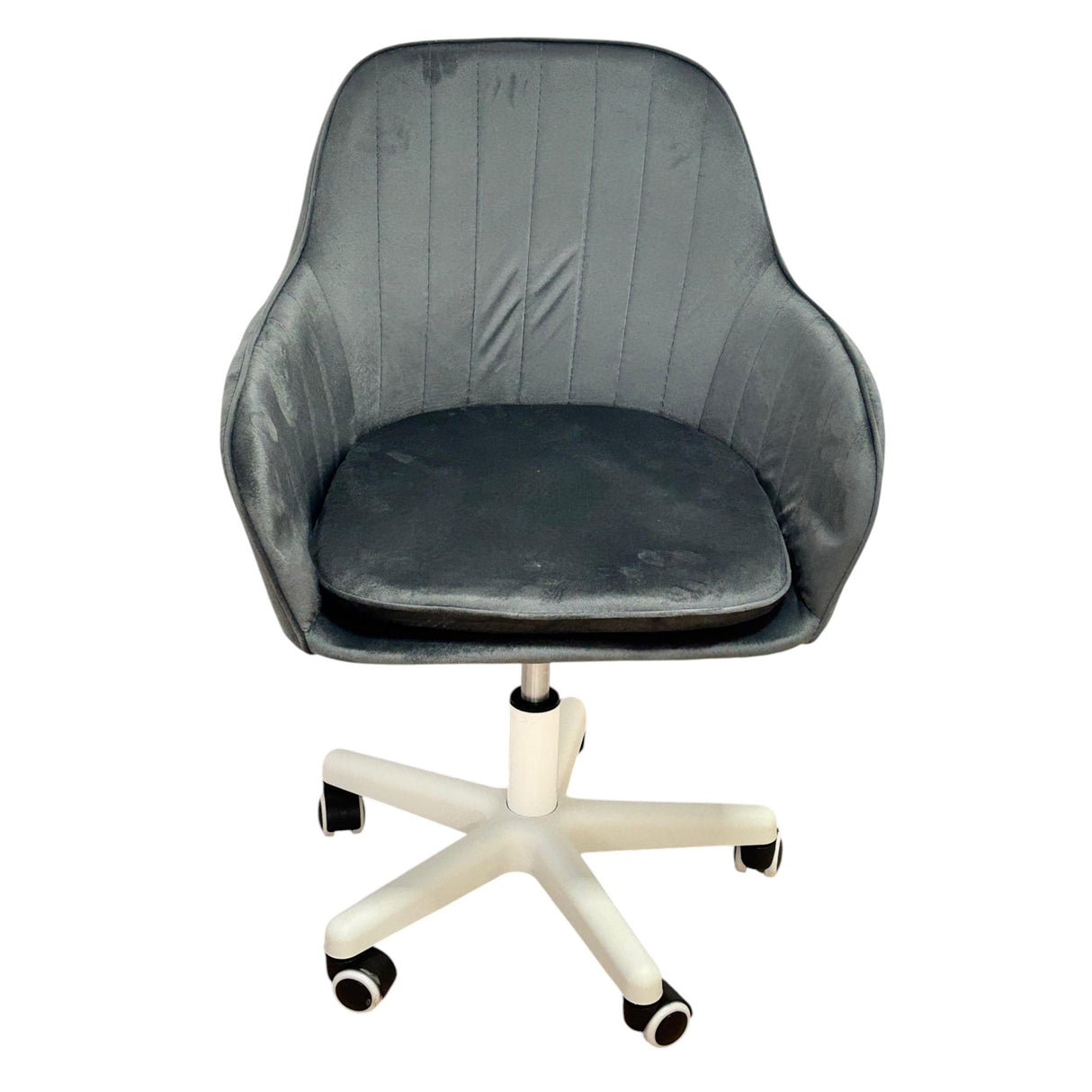 Scaun birou, modern, din catifea, cu inaltime reglabila intre 30 - 40 cm - BUZ.RO