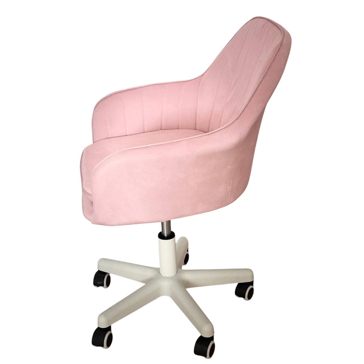 Scaun birou, modern, din catifea, cu inaltime reglabila intre 30 - 40 cm - BUZ.RO