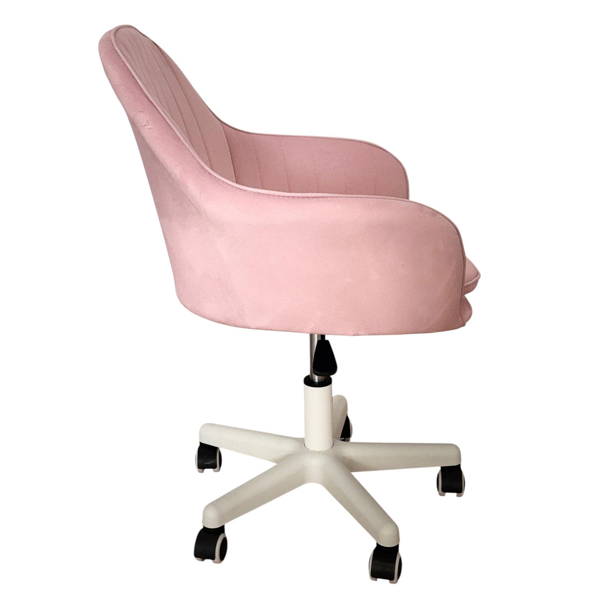 Scaun birou, modern, din catifea, cu inaltime reglabila intre 30 - 40 cm - BUZ.RO