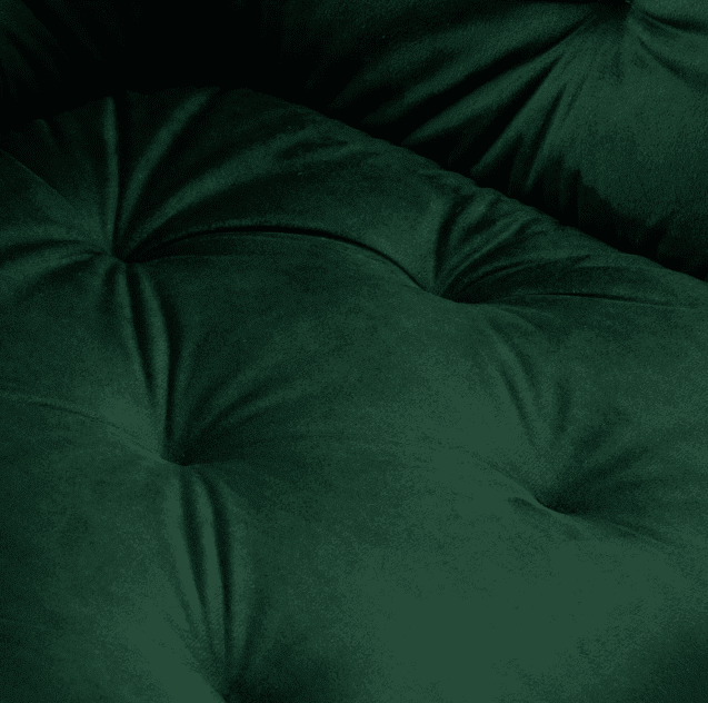 Scaun bucatarie, scaun bar, scaun dining, scaun tapitat, cadru metalic, perna burete, elegant, ergonomic, verde - BUZ.RO