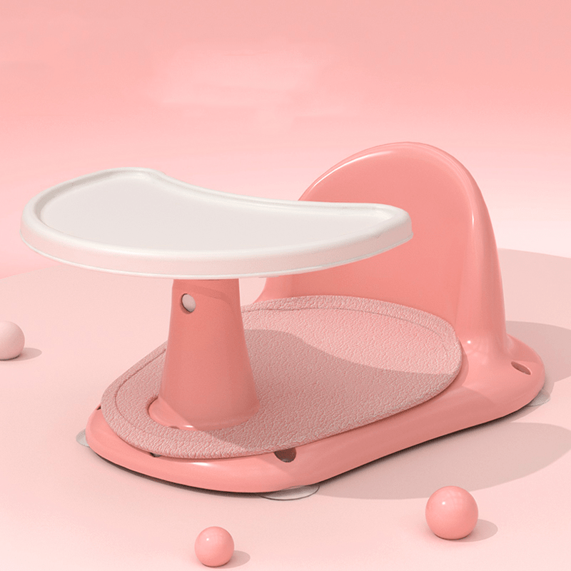 Scaun de baie pentru bebe, cu husa antiderapanta pentru cadita, universal, +6 luni - BUZ.RO