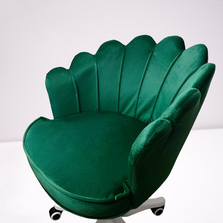 Scaun birou, modern, catifea, elegant, ergonomic, rotativ, inaltime reglabila intre 37-47 cm