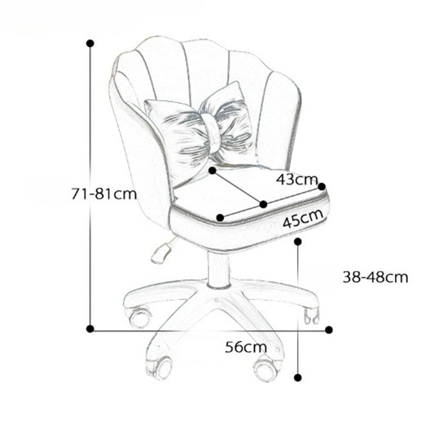 Scaun hidraulic, cu spatar, roti, catifea, birou, bar, salon, cosmetica, manichiura, pedichiura, 60l x 83h cm - BUZ.RO