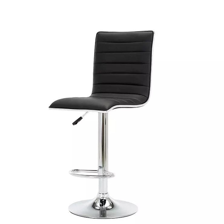 Scaun salon bar cu inaltime reglabila intre 64-84 cm, dimensiuni 116x44 cm