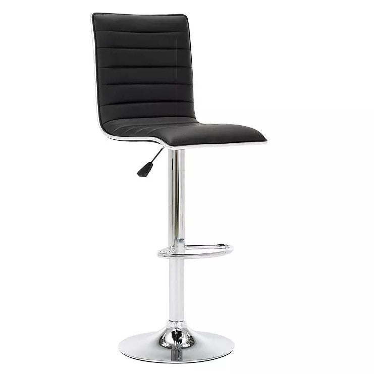Scaun salon bar cu inaltime reglabila intre 64-84 cm, dimensiuni 116x44 cm