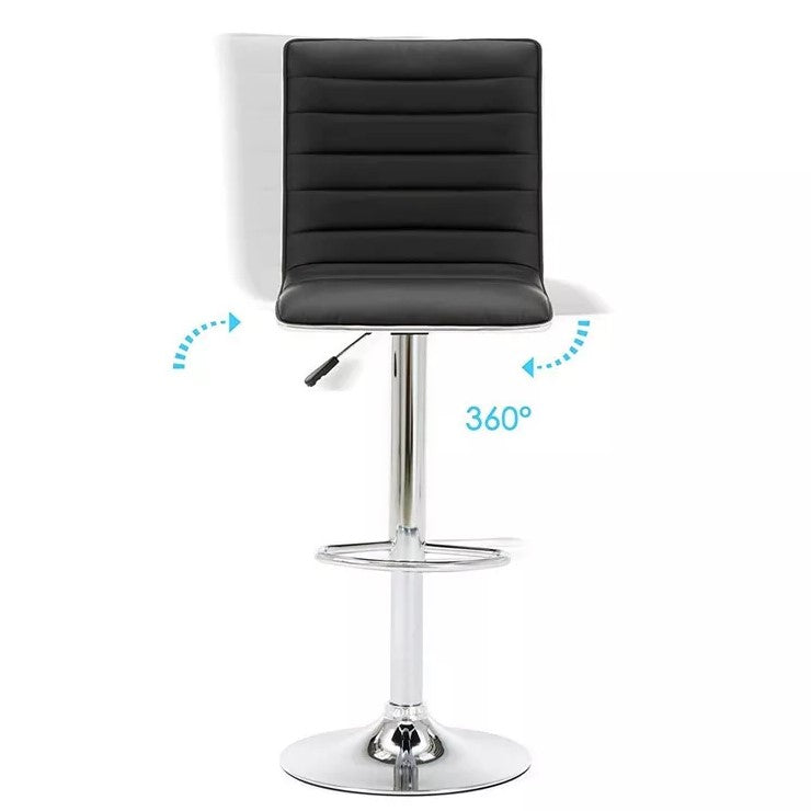 Scaun salon bar cu inaltime reglabila intre 64-84 cm, dimensiuni 116x44 cm