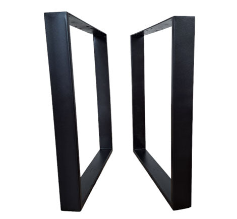 Picioare metalice masa, set metal, 2 bucati, mobilier dining, 60 x 8 cm x 73 cm