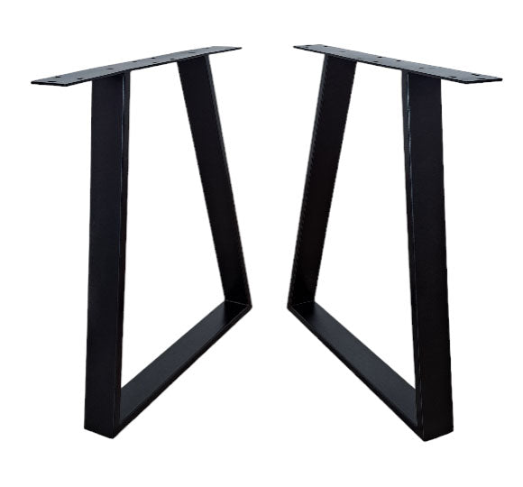 Picioare metalice masa, set metal, 2 bucati, mobilier dining, 60x 8 x 73cm