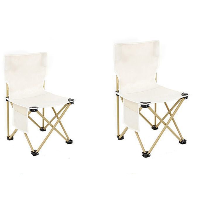 Set camping cu masa si 2 scaune pliabile, cu geanta de transport, aluminiu, aurie, 53x51x50 cm - BUZ.RO