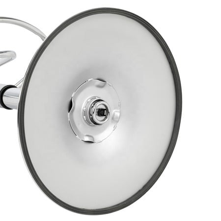 Set 2 scaune, salon, bar, inaltime reglabila, 64-84 cm, 116x43cm, hidraulic, albe