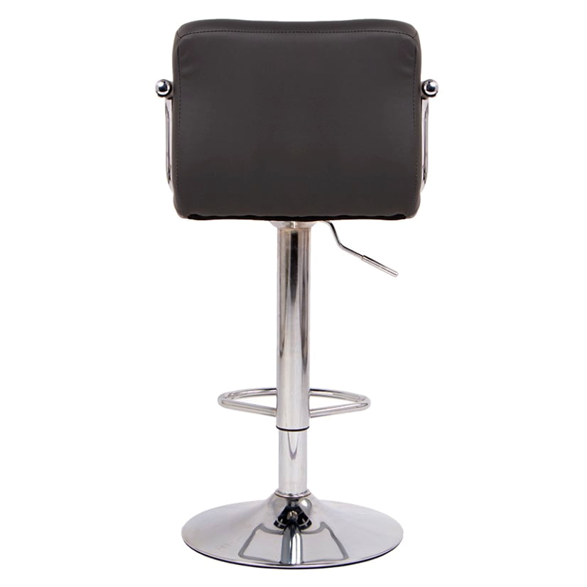 Set de 2 scaune salon bar, inaltime reglabila intre 64-84 cm, dimensiuni 116 x 43cm, negru