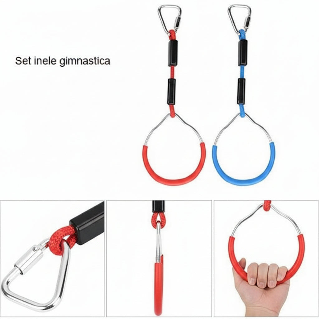 Set de agatat gimnastica , interior , exterior albastru - BUZ.RO