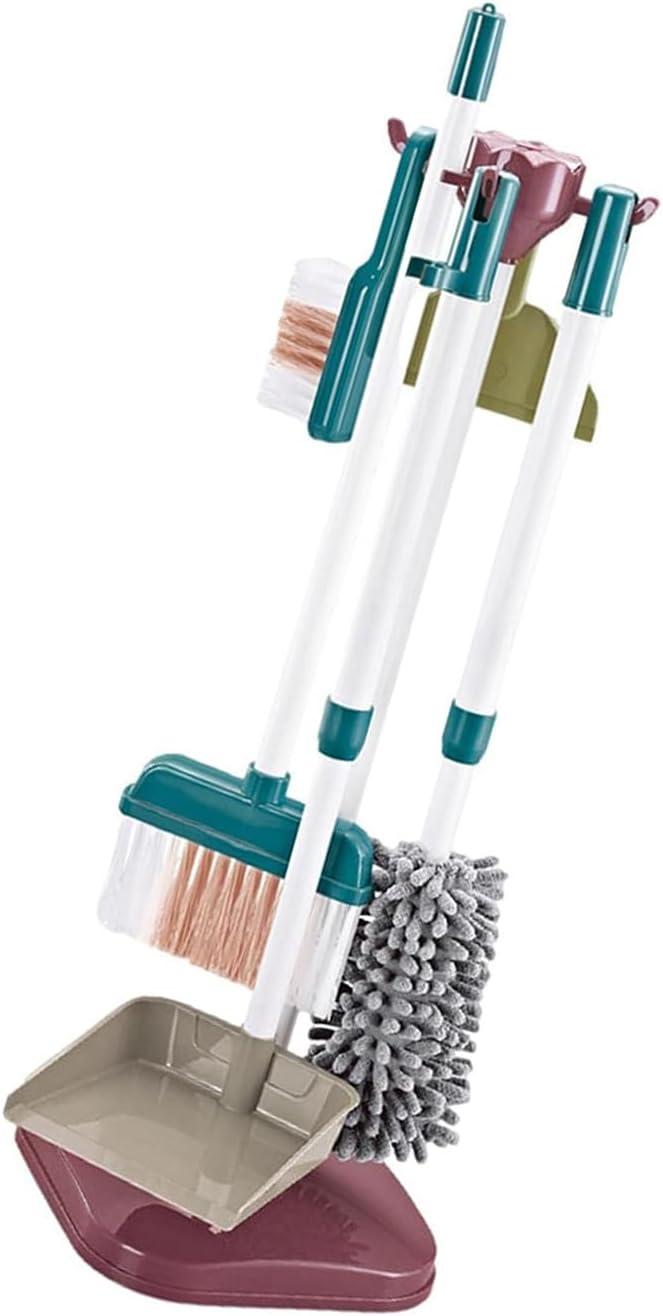 Set de curatenie casa pentru copii cu galeata , mop si alte accesorii ,18 piese