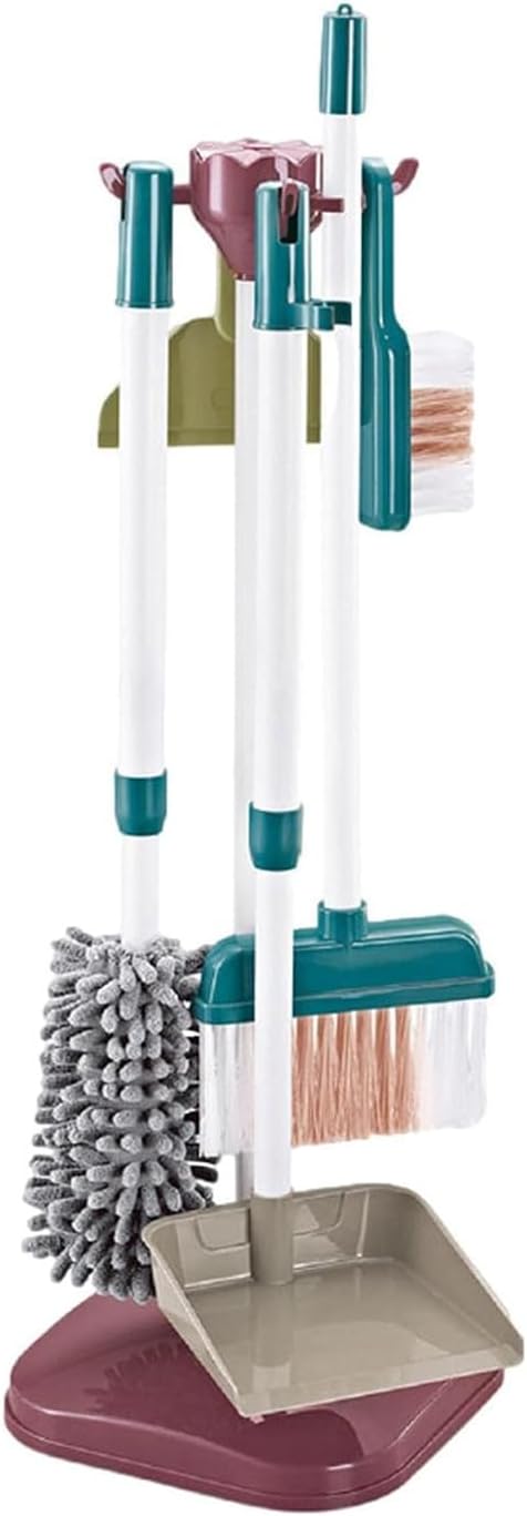 Set de curatenie casa pentru copii cu galeata , mop si alte accesorii ,18 piese - BUZ.RO