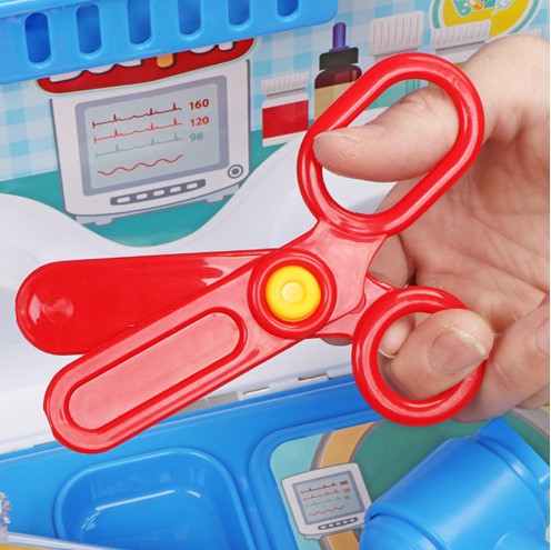 Trusa medicala copii, trusa doctor copii ,medic cu valiza portabila , foarfeca, ochelari ,interactiva , 13 piese