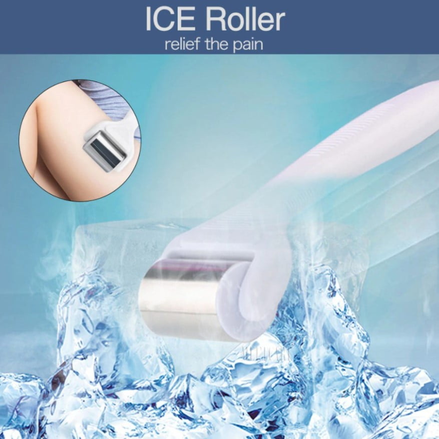 Set dermaroller 8 în 1 cu ace din titan și rolă de jad – tratament facial complet pentru regenerare, reducerea ridurilor, cicatricilor și revitalizarea pielii.