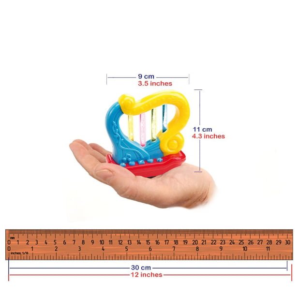 Set jucarii bebelusi, trompeta, harpa si toba cu lumini si sunete - BUZ.RO