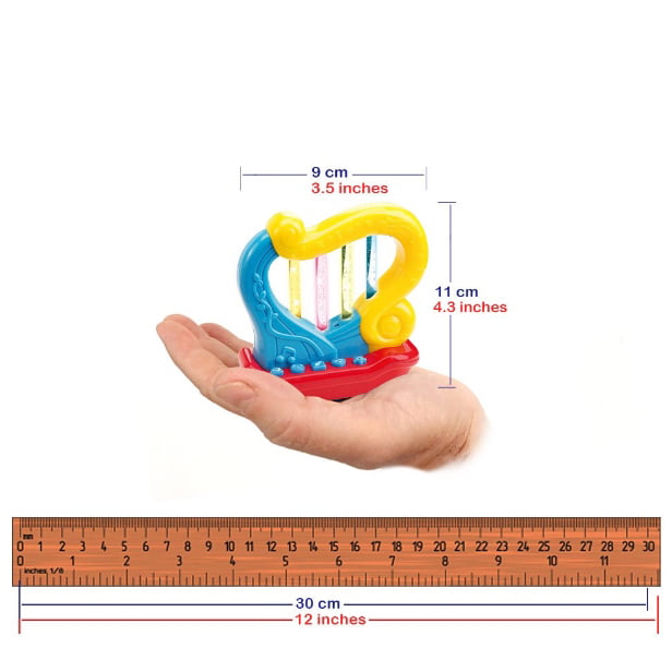 Set jucarii bebelusi, trompeta, harpa si toba cu lumini si sunete