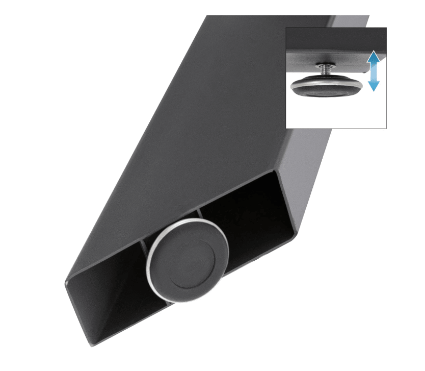 Set masa cu scaune bucatarie, dining, living, sufragerie, blat din lemn cu picioare metalice, scaune husa catifea gri, 4 persoane, Lavinia - BUZ.RO