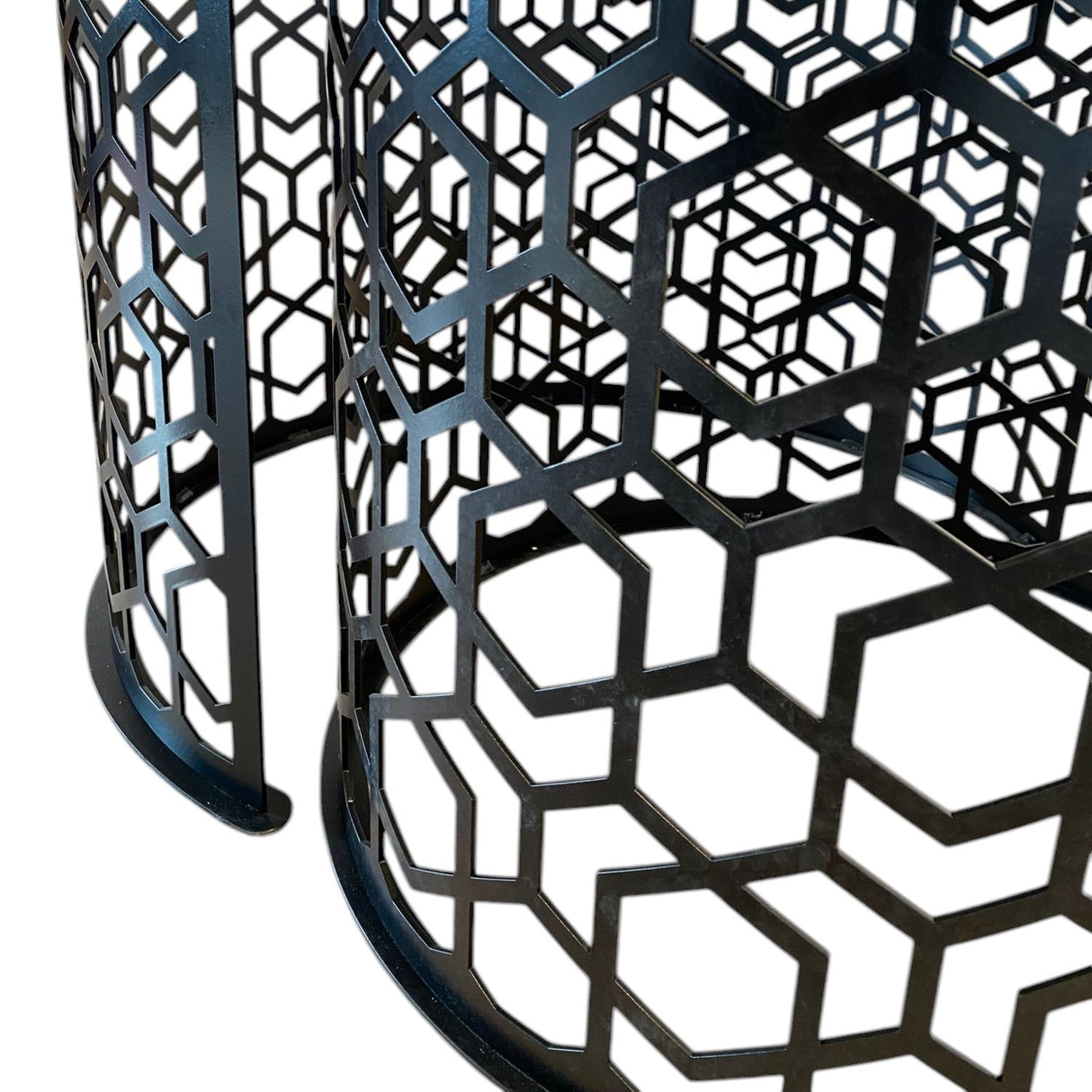 Masa cafea rotunda , set masuta de living rotunde , 2 piese , cu blat sticla securizata , extensibila