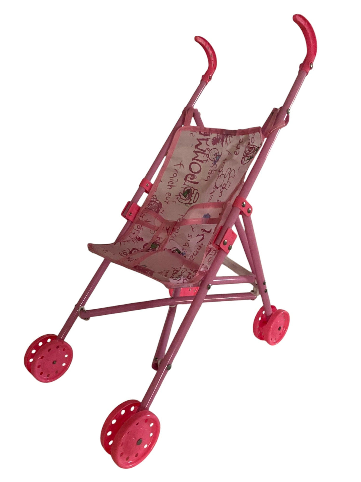 Set papusa cu patut, carucior, scaun de masa si alte accesorii, 16 piese , 12 sunete - BUZ.RO