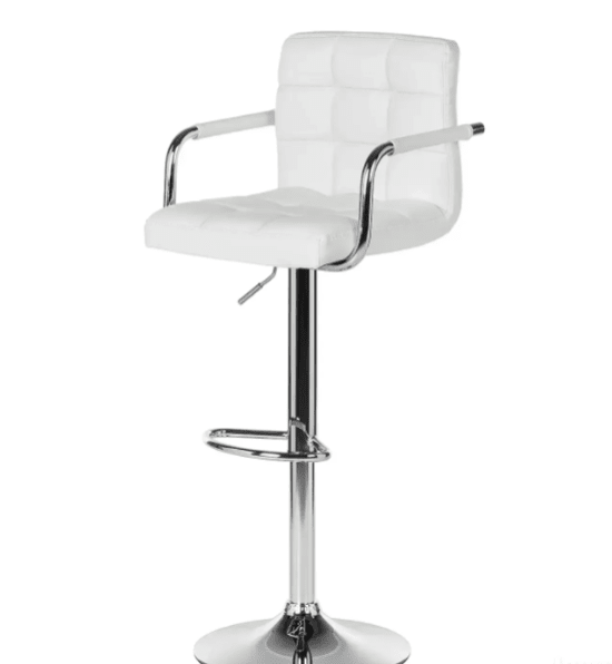 Set scaune pentru bar, salon, ajustabil, 116x43cm, negru - BUZ.RO