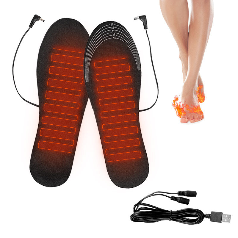 Set talpici cu incalzire electrica, USB, unisex, marime ajustabila 41-46