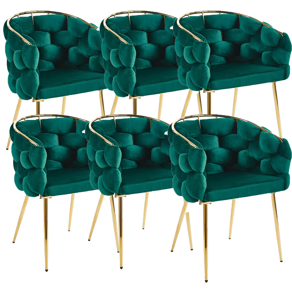 Set scaune bucatarie/living/dinning, cu picioare metalice, husa catifea