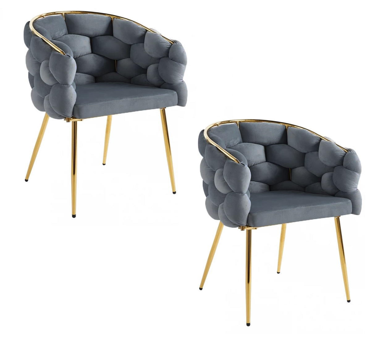 Set scaune bucatarie/living/dinning, cu picioare metalice, husa catifea