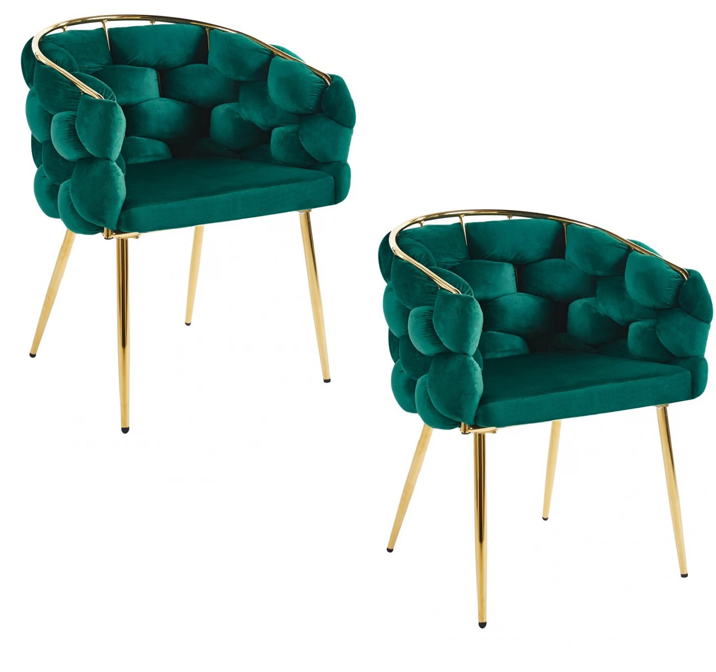 Set scaune bucatarie/living/dinning, cu picioare metalice, husa catifea