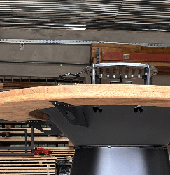 Sistem de prindere metalic pentru blat de lemn, suporti metalici , coltare metalice firepit/gratar - BUZ.RO