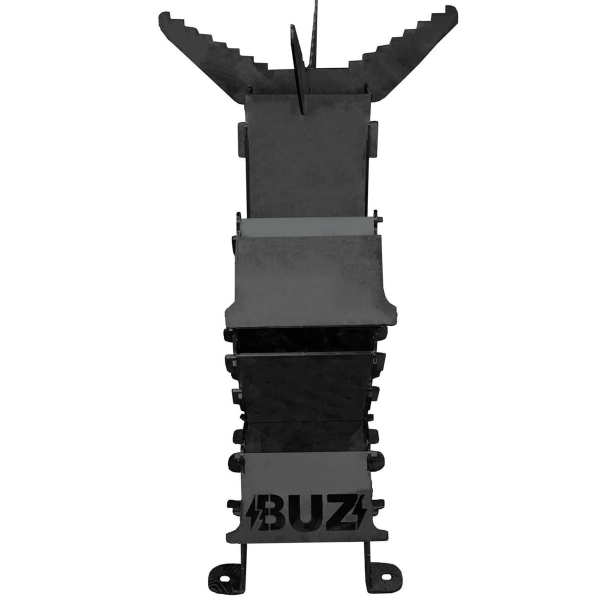 Soba de gatit pe lemne cu manere, soba cu plita, otel carbon, portabila, pentru disc si ceaun, 65.5x35x33cm VOPSITA