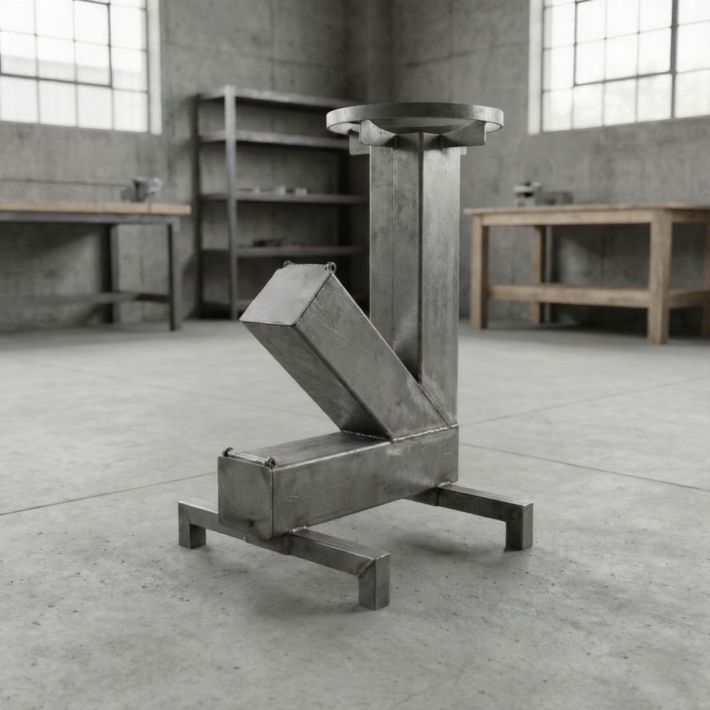 Sobă de gătit pe lemne, din oțel carbon, portabilă – 65×40×43 cm - BUZ.RO