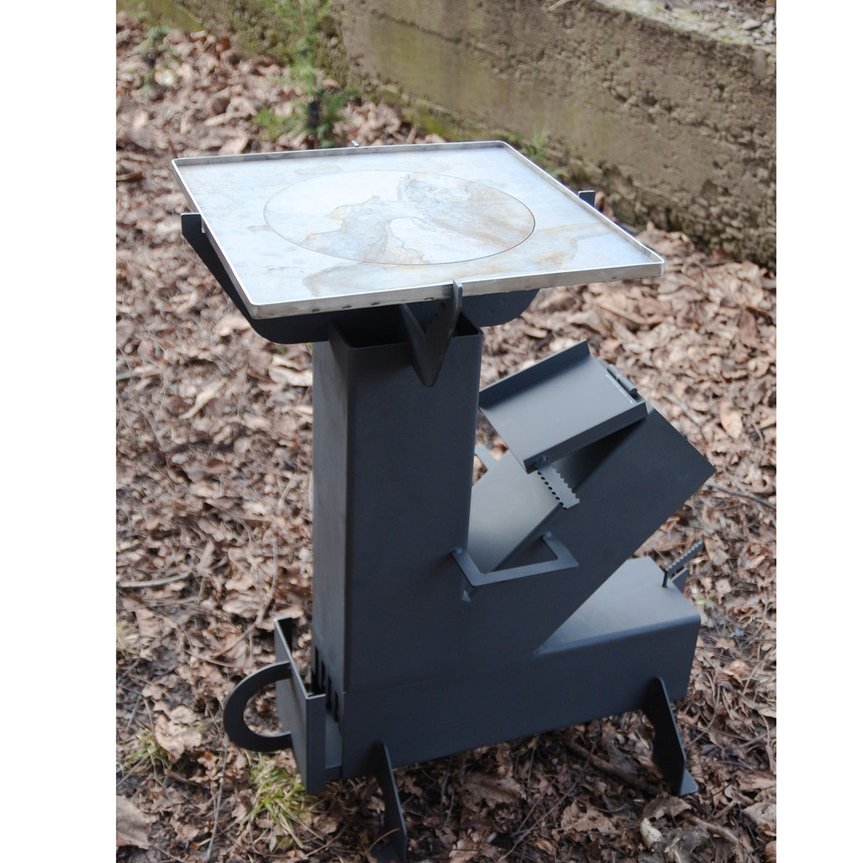 Soba de gatit pe lemne 3 in 1 plita 8 mm pachet complet , grosime 4mm , 15 cm x 15 cm