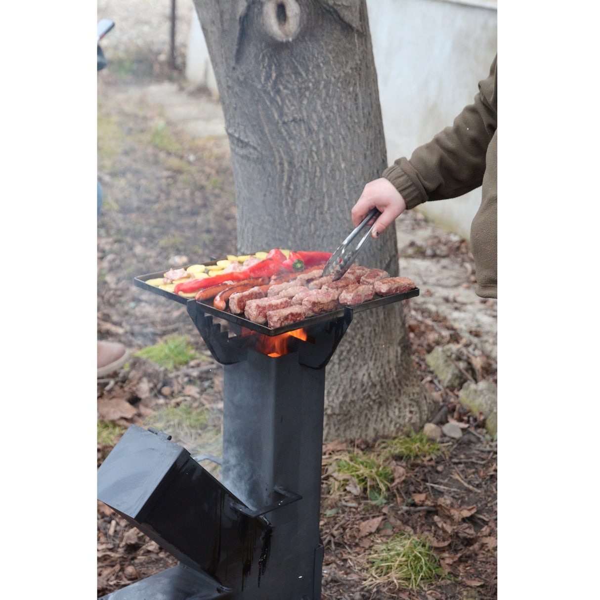 Soba de gatit pe lemne 3 in 1 plita 8 mm pachet complet , grosime 4mm , 15 cm x 15 cm