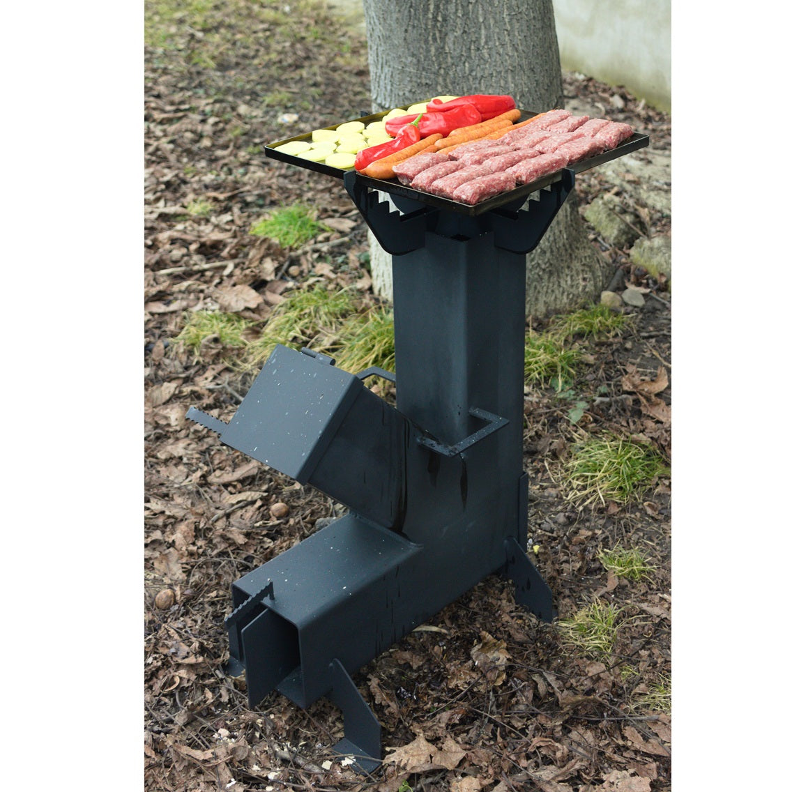 Soba de gatit pe lemne 3 in 1 plita 8 mm pachet complet , grosime 4mm , 15 cm x 15 cm