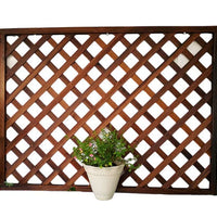 Spalier pentru ghivece din lemn, pentru gradina sau terasa, 90×150 cm, maro