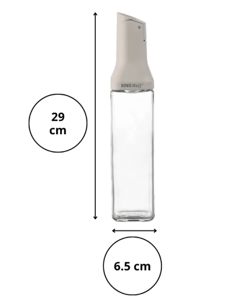 Sticla cu dozator| ulei| otet | capacitate 500 ml|reincarcabil | sticla - BUZ.RO